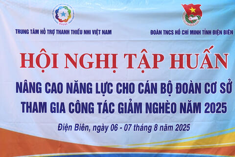 Mường Mùn: Tập huấn nâng cao năng lực cho cán bộ đoàn cơ sở tham gia công tác giảm nghèo năm 2025