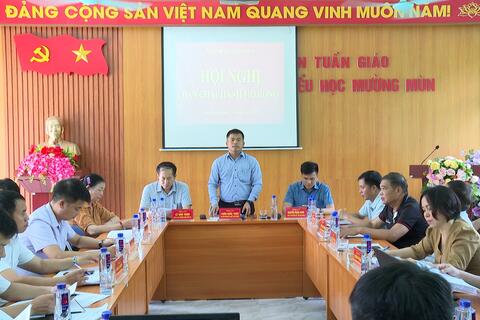 Chiều ngày 19/7, Ban Chấp hành Đảng bộ xã Mường Mùn đã tổ chức Hội nghị mở rộng để thảo luận, góp ý vào Dự thảo Báo cáo chính trị và Báo cáo kiểm điểm của Ban Chấp hành Đảng bộ xã nhiệm kỳ 2025–2030.