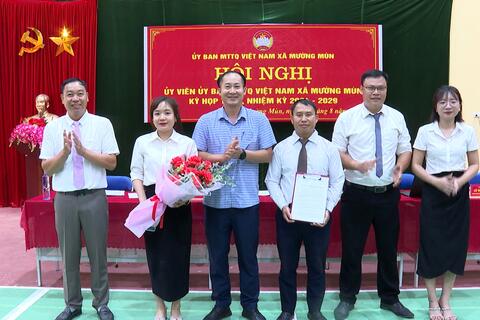 HỘI NGHỊ LẦN THỨ NHẤT ỦY BAN MTTQ VIỆT NAM XÃ MƯỜNG MÙN, NHIỆM KỲ 2024–2029