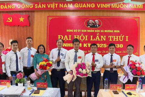 ĐẢNG BỘ UBND XÃ MƯỜNG MÙN ĐẠI HỘI LẦN THỨ I, NHIỆM KỲ 2025 - 2030