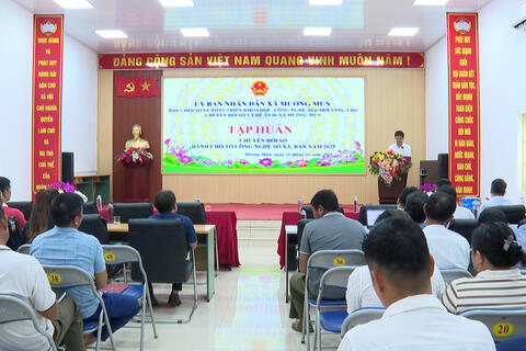 Hội Nghị Tập Huấn Chuyển đổi số xã Mường Mùn năm 2025