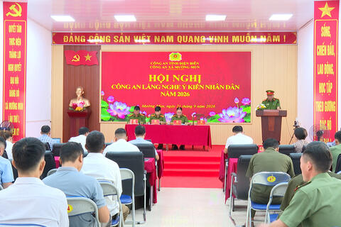 CÔNG AN XÃ MƯỜNG MÙN LẮNG NGHE Ý KIẾN NHÂN DÂN NĂM 2026
