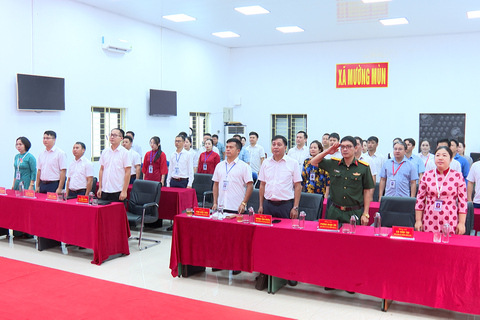 Mường Mùn tổ chức Lễ chào cờ và sinh hoạt chính trị quý IV năm 2026