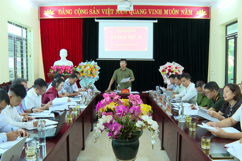 Ã MƯỜNG MÙN TỔ CHỨC HỘI NGHỊ BAN THƯỜNG VỤ ĐẢNG ỦY KỲ THỨ 34, 35 VÀ HỘI NGHỊ BAN CHẤP HÀNH ĐẢNG BỘ XÃ KỲ THỨ 19