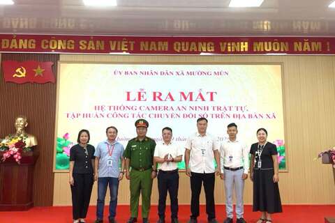 Mường Mùn ra mắt mô hình Camera an ninh và tập huấn chuyển đổi số năm 2026