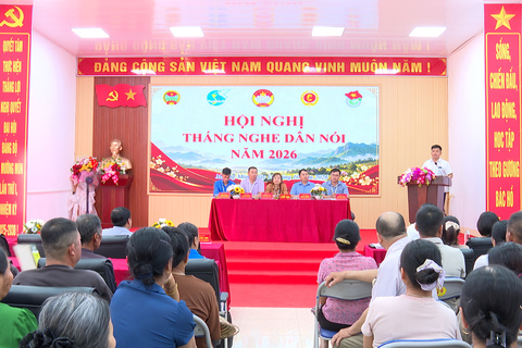 Mường Mùn tổ chức hội nghị “Tháng nghe dân nói” năm 2026