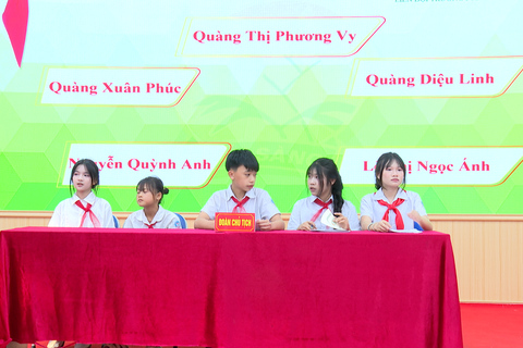 Liên đội Trường PTDTBT THCS Mường Mùn tổ chức Đại hội nhiệm kỳ 2026–2027