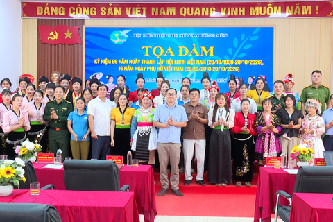XÃ MƯỜNG MÙN TỔ CHỨC TỌA ĐÀM KỶ NIỆM 96 NĂM NGÀY THÀNH LẬP HỘI LIÊN HIỆP PHỤ NỮ VIỆT NAM VÀ 16 NĂM NGÀY PHỤ NỮ VIỆT NAM